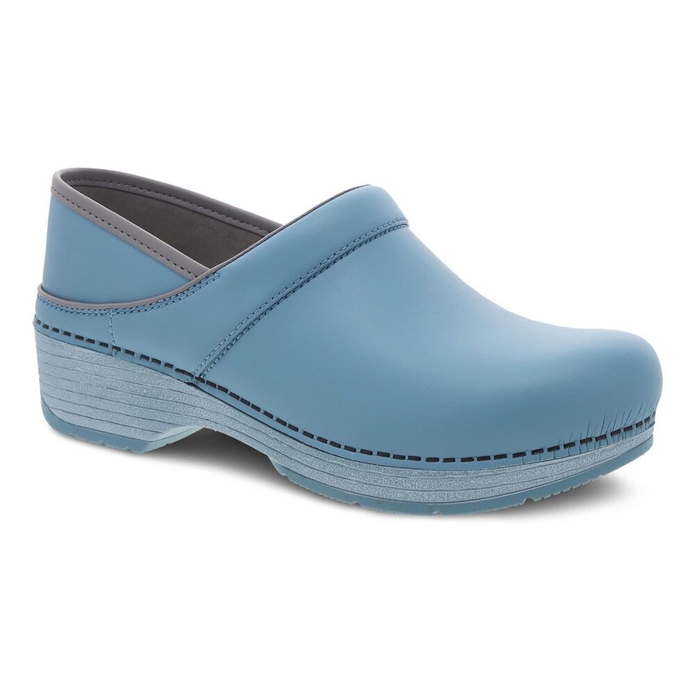 NEW Dansko LT Pro Clog in Teal Smooth Leather NIB Performance, Comfort, Pro